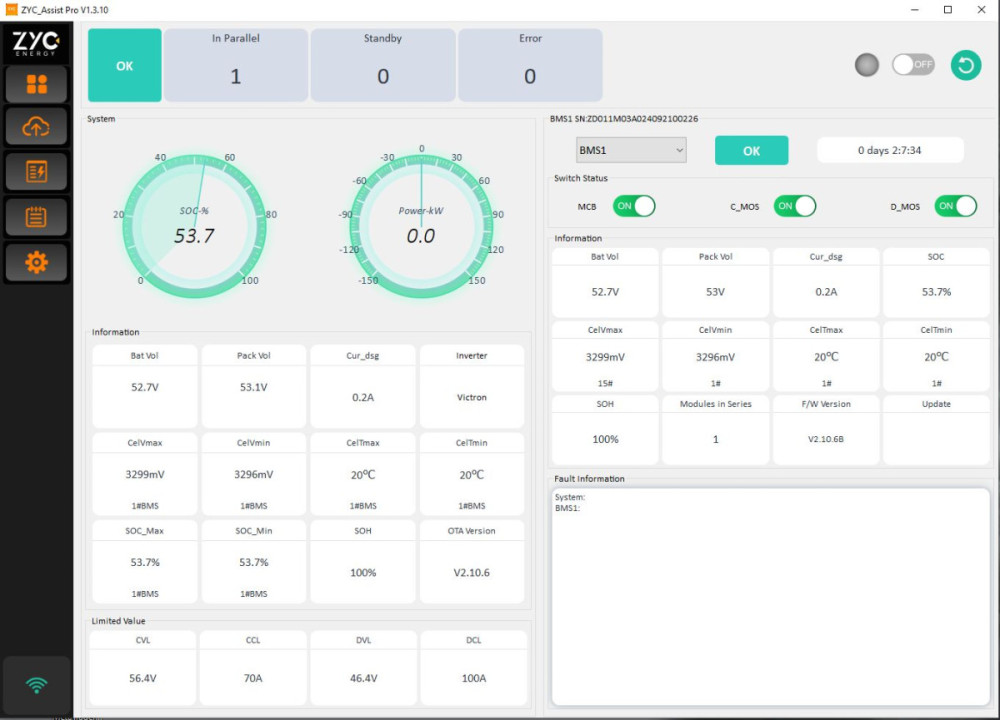 Aplikace ZYC Asist pro