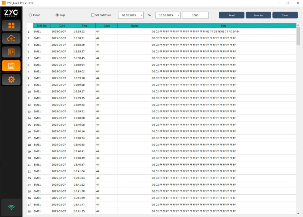 Aplikace ZYC Asist pro