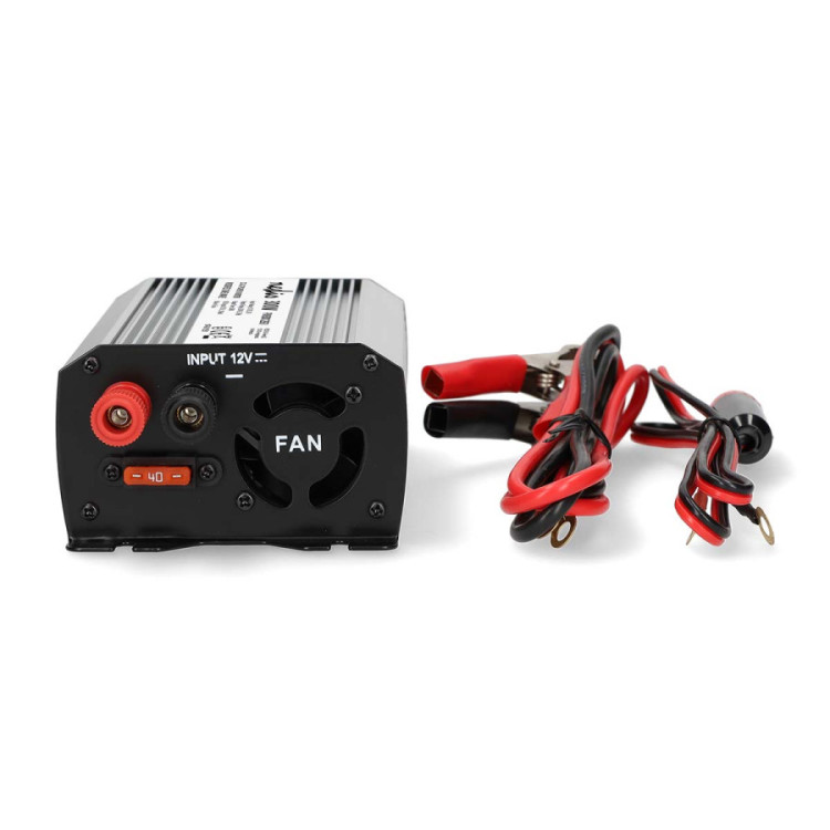 Měnič napětí 12V 230V 300W NEDIS s USB výstupem