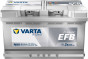 580500 VARTA DYNAMIC EFB N80 12V 80Ah 800A