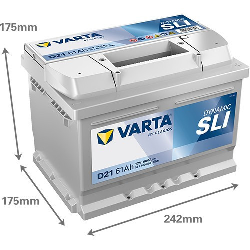 Autobaterie 561400 VARTA SILVER 12V/ 61Ah/600A č.2