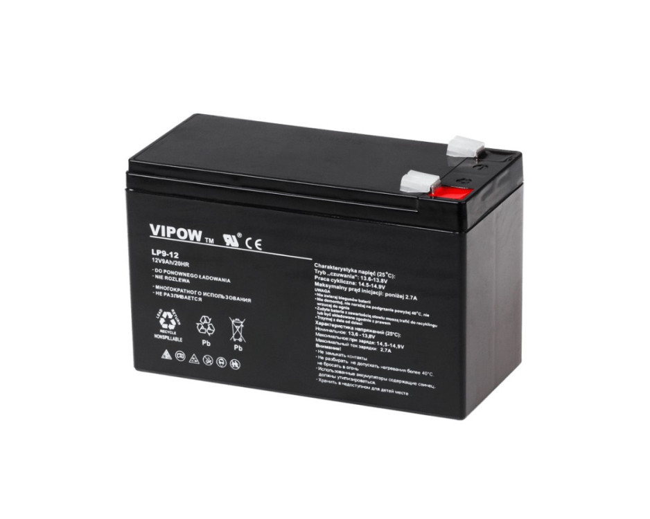 VIPOW 12V 9h AGM