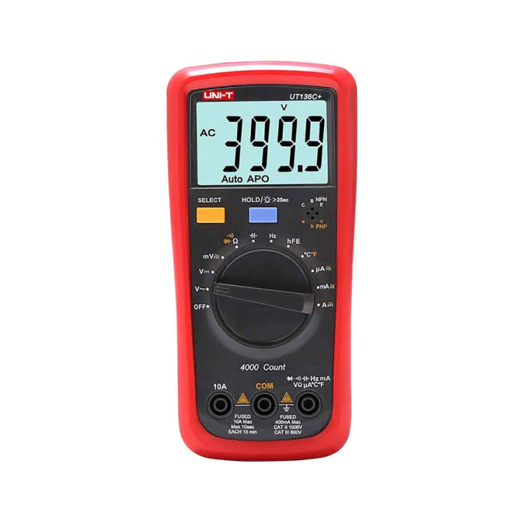 UNI-T multimetr UT136C+, Autorange, True RMS