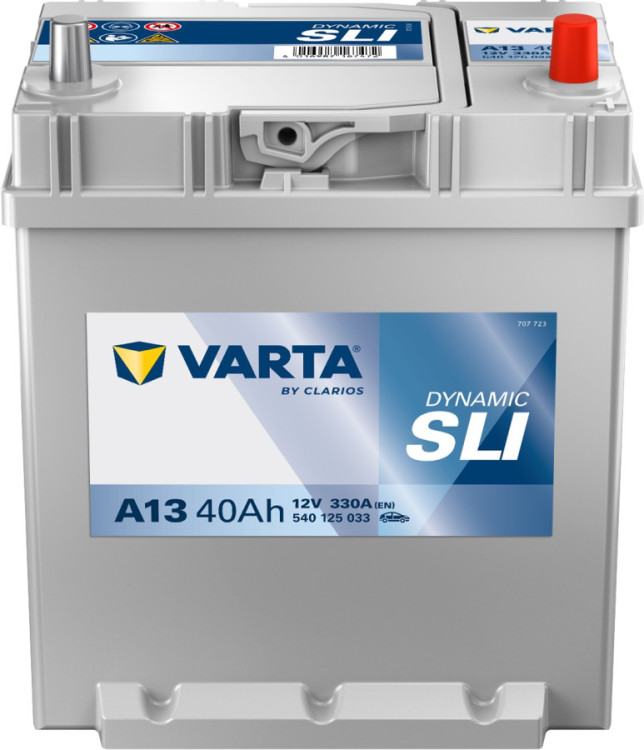 Autobaterie 540125 VARTA BLUE 12V  40Ah 330A č.1