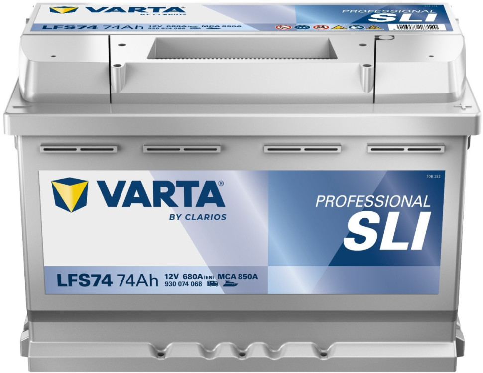 930074 VARTA Professional SLI LFS74 12V 74Ah 680A č.1