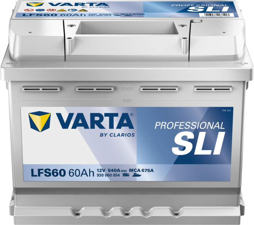 930060 VARTA Professional SLI LFS60 12V 60Ah 540A č.1