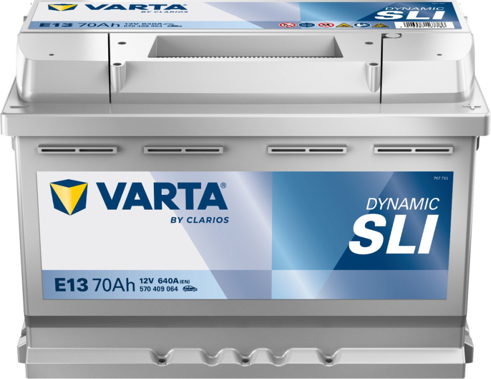 Autobaterie 570409 VARTA BLACK 12V/ 70Ah/640A č.2