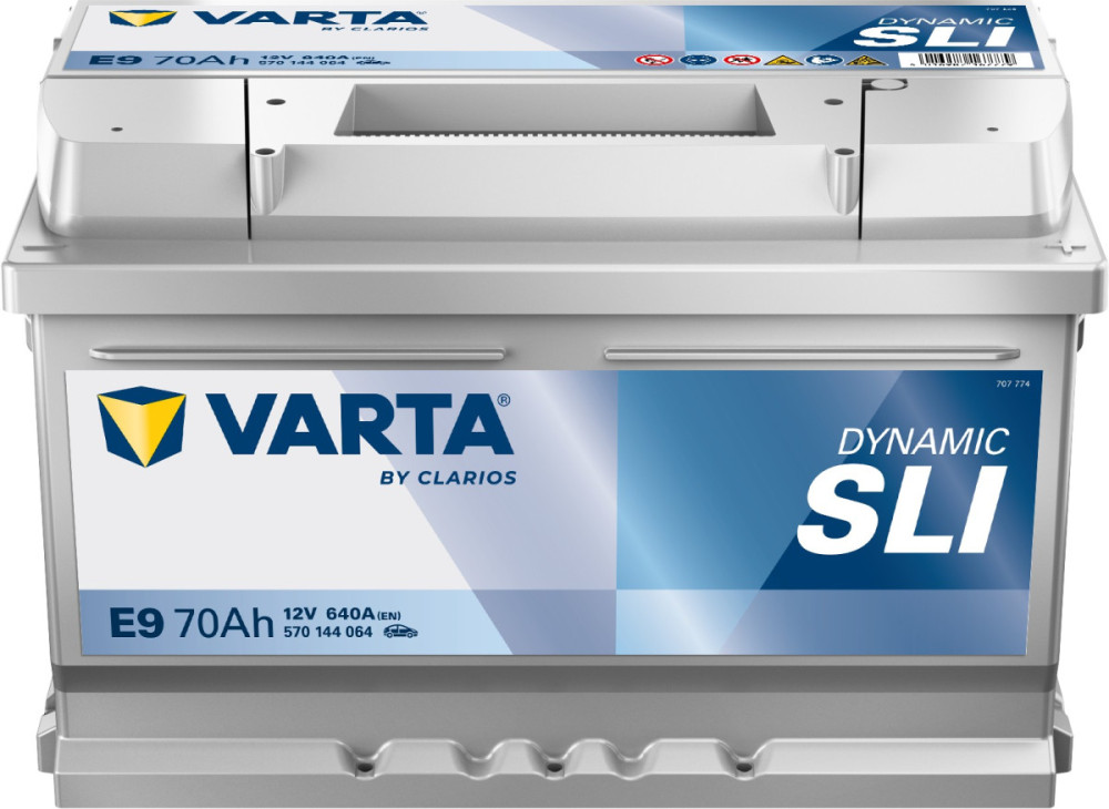 Autobaterie 570144 VARTA BLACK 12V/ 70Ah/640A č.1
