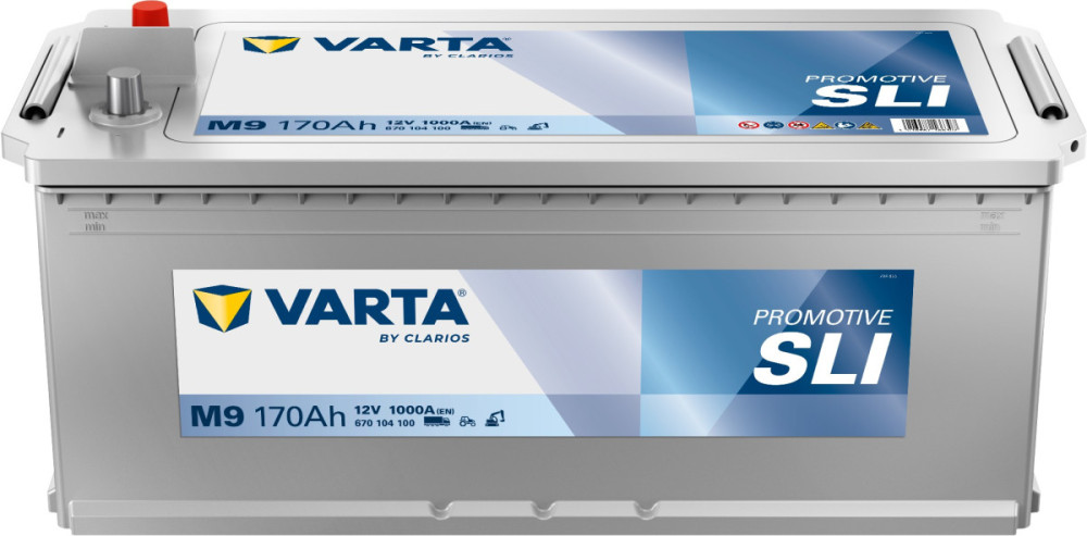 670104 VARTA PROMOTIVE SLI M9 12V 170Ah 1000A č.1