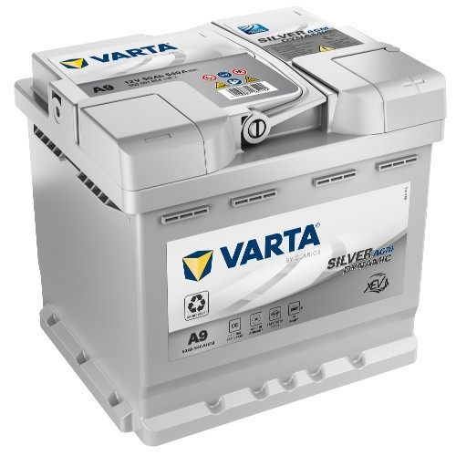 550901 VARTA DYNAMIC AGM A9 12V 50Ah 540A