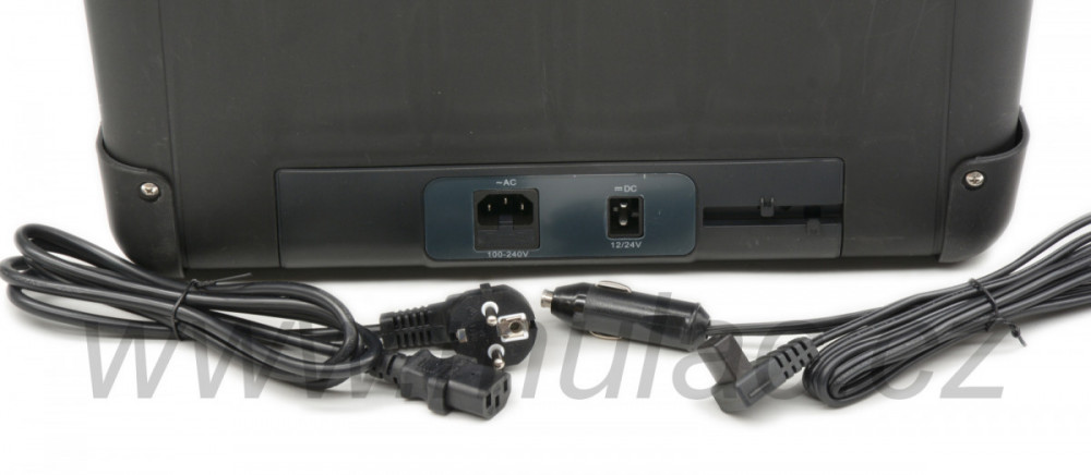 VF55P autochladnička VITRIFRIGO připojovací kabely