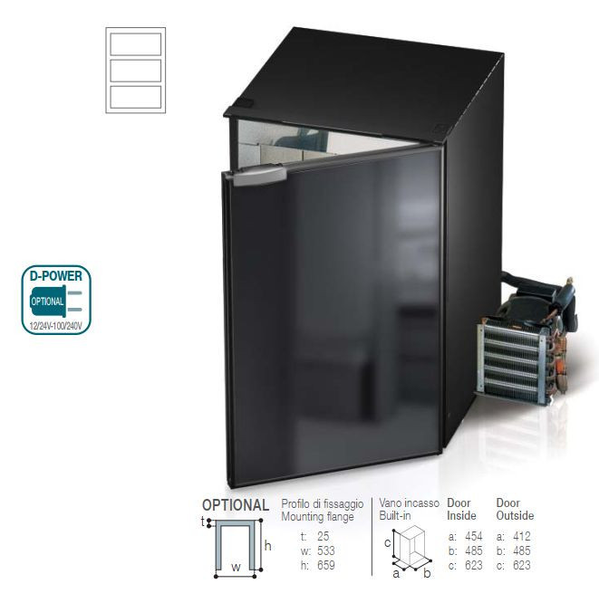 C55BT CHR mrazák 12/24V 56 litrů Vitrifrigo č.2