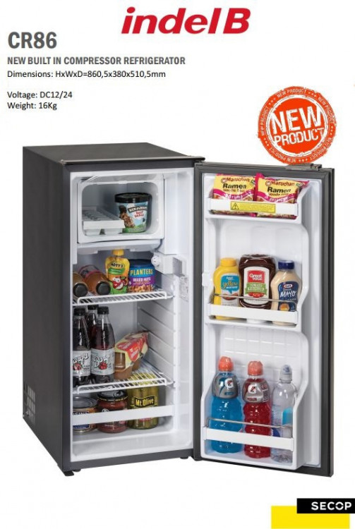 Indel B Cruise 86 OFF vestavná kompresorová chladnička, 12/24V č.9