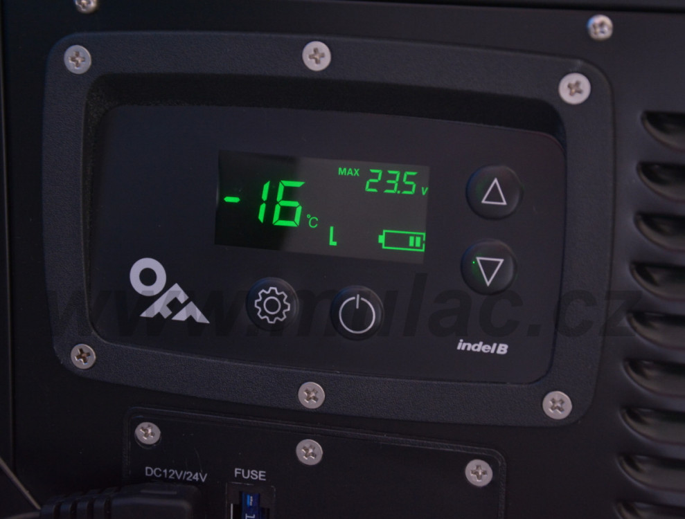 TB46 STEEL BLACK OFF autochladnička 12/24V 45 litrů Indel B č.10