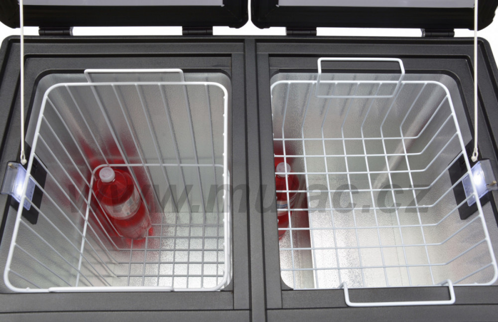 TB118 DD STEEL BLACK OFF kompresorová autochladnička Indel B, 107L, 12/24V č.5