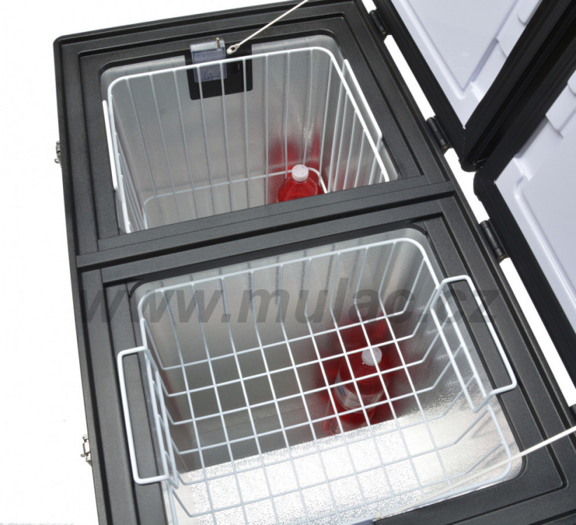 TB118 DD STEEL BLACK OFF kompresorová autochladnička Indel B, 107L, 12/24V č.6