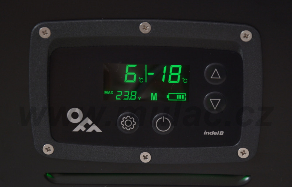 TB118 DD STEEL BLACK OFF kompresorová autochladnička Indel B, 107L, 12/24V č.10