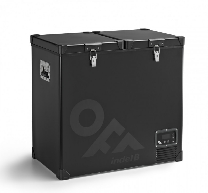 TB118 DD STEEL BLACK OFF kompresorová autochladnička Indel B, 107L, 12/24V č.1