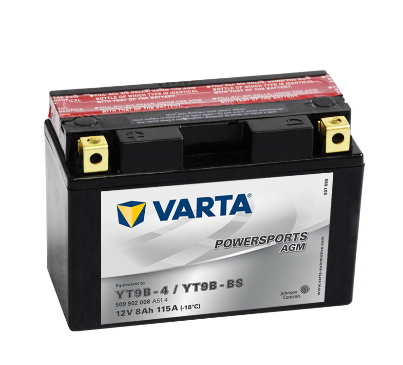 Motobaterie 509902 VARTA AGM 12V/ 9Ah/ 80A č. 1