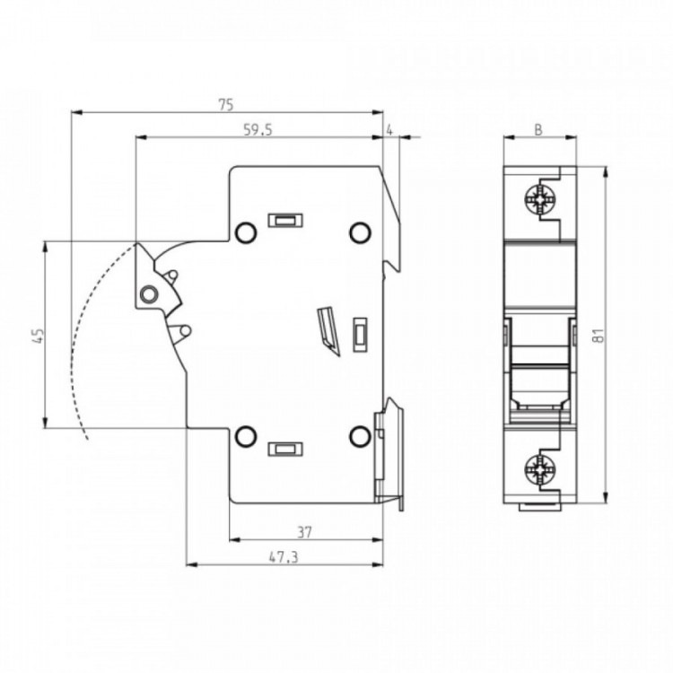 EFH 10 DC 2-polový pojistkový odpínač pro fotovoltaiku č.2