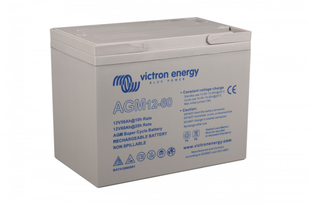 Victron Energy 12V 60Ah AGM Super Cycle BAT412060082 č.1