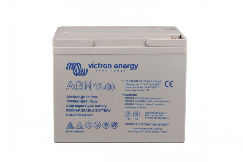 Victron Energy 12V 60Ah AGM Super Cycle BAT412060082 č.2